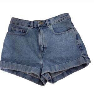 American Apparel Blue Jean Shorts